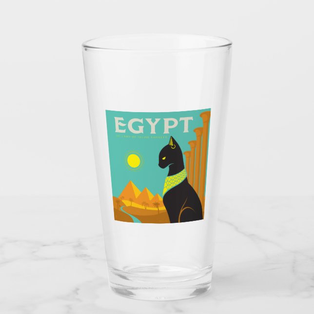 Egypten | Kattdjur Royalty Glaskopp (Framsida)