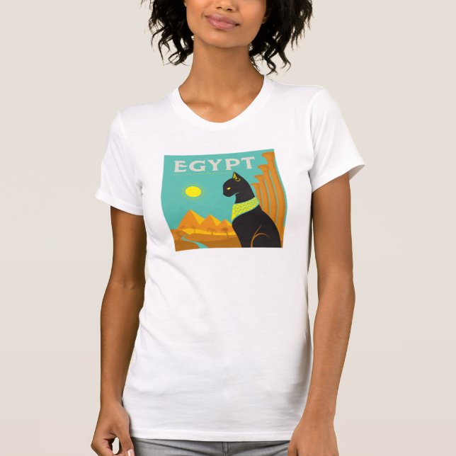 Egypten | Kattdjur Royalty T Shirt (Framsida)