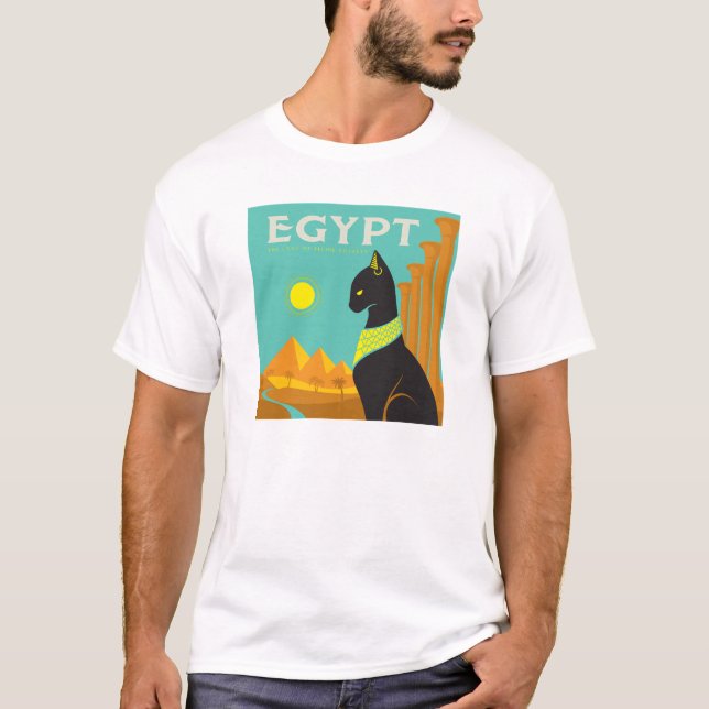 Egypten | Kattdjur Royalty T Shirt (Framsida)