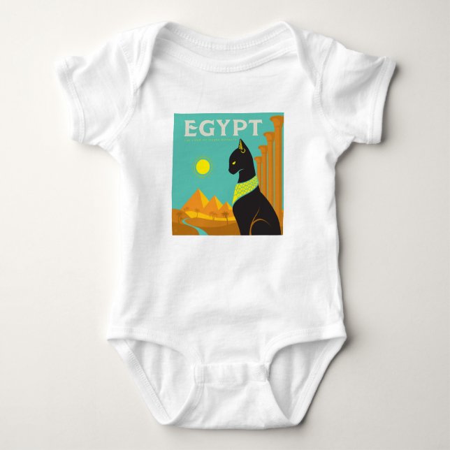 Egypten | Kattdjur Royalty T Shirt (Framsida)