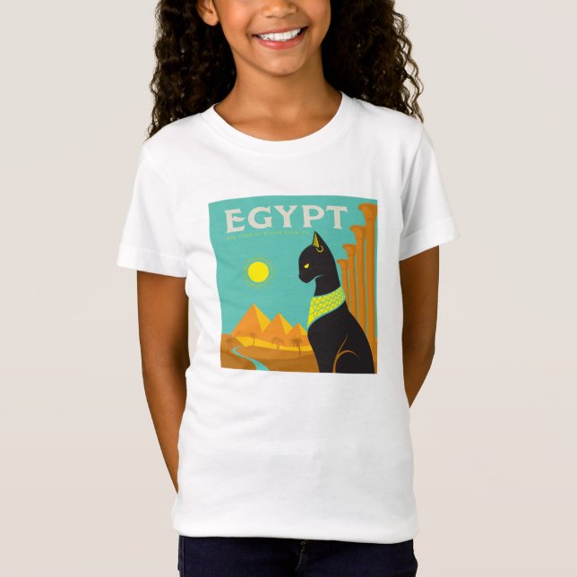 Egypten | Kattdjur Royalty T Shirt (Framsida)