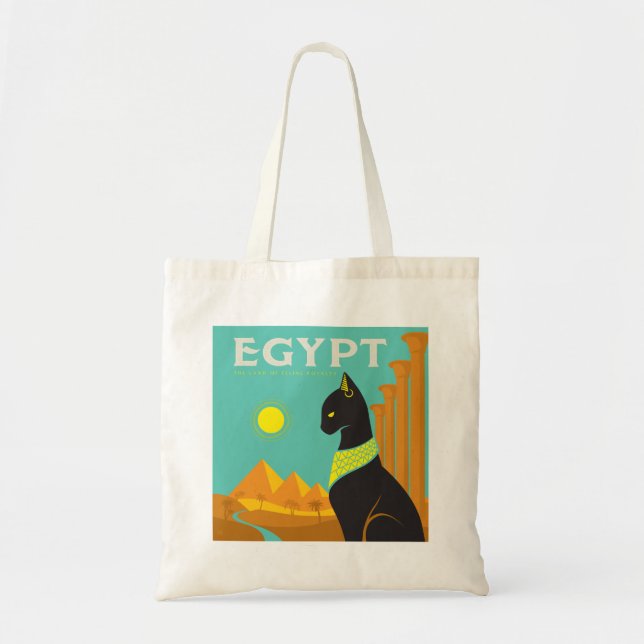 Egypten | Kattdjur Royalty Tygkasse (Framsidan)