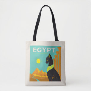 Egypten   Kattdjur Royalty Tygkasse