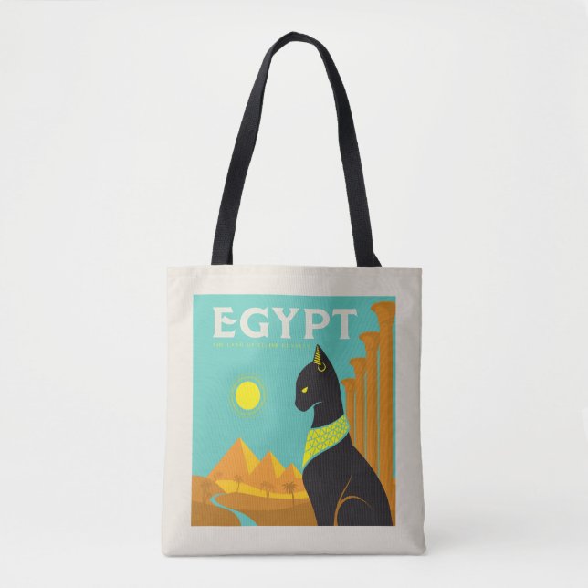 Egypten | Kattdjur Royalty Tygkasse (Framsida)