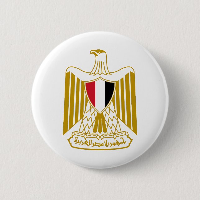 Egypten landskapsvapen symbol emblem fågel knapp (Framsida)