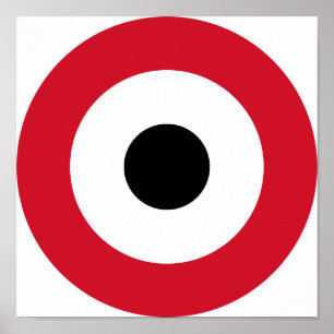 Egypten Luft Force Roundel Poster