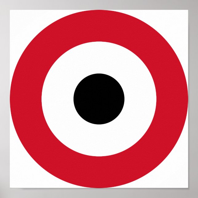 Egypten Luft Force Roundel Poster (Framsidan)