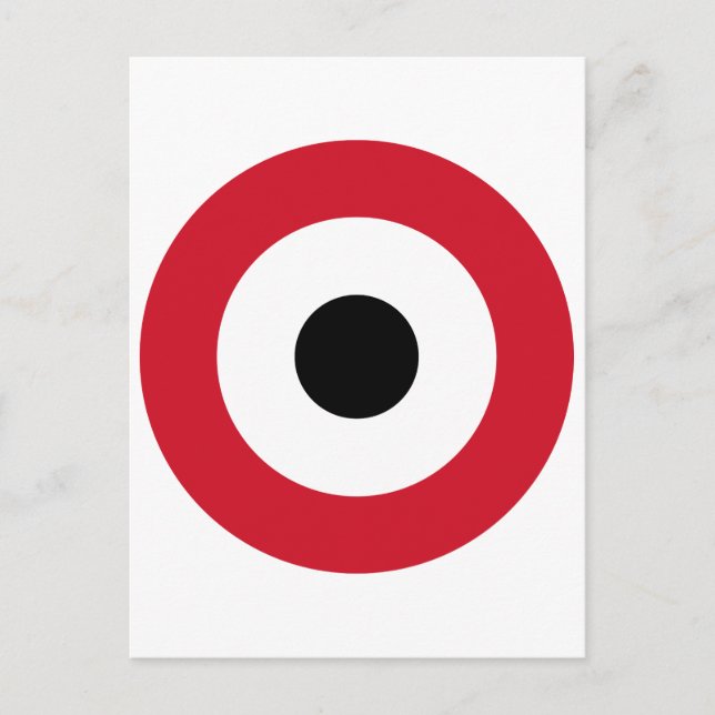 Egypten Luft Force Roundel Vykort (Framsida)