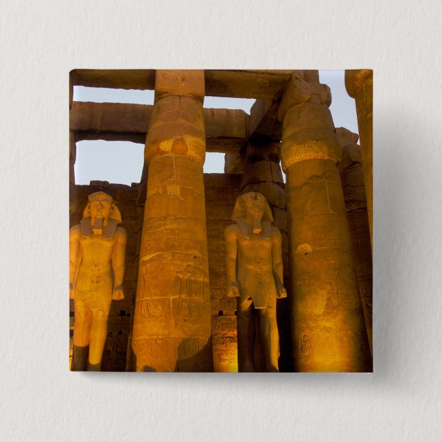 Egypten, Luxor.  Karnack-templet. Knapp (Framsida)