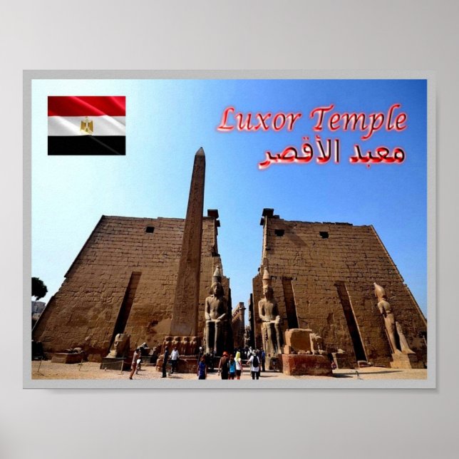 Egypten - Luxor Temple - Poster (Framsidan)