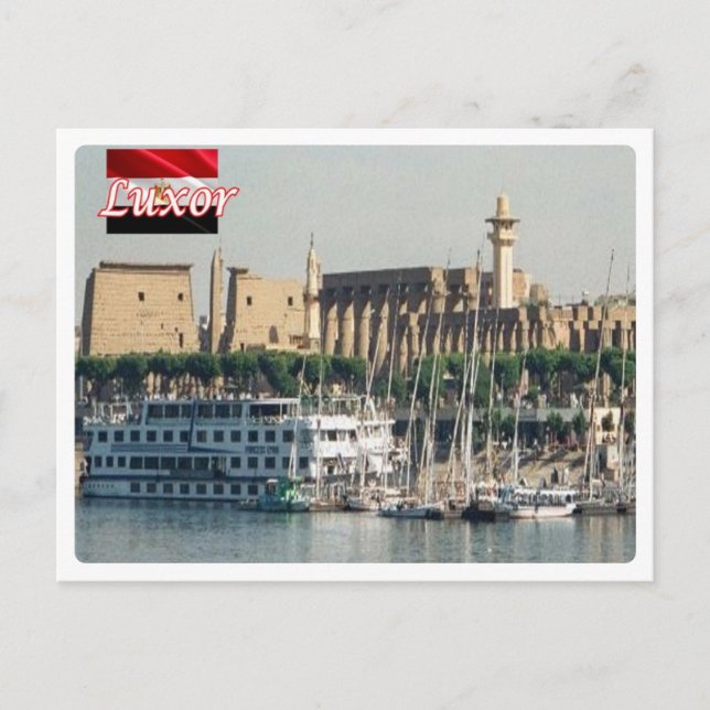 Egypten - Luxor - Vykort (Framsida)
