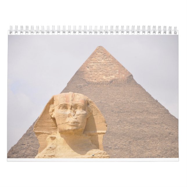 Egypten med Pyramider, sfinx - tempel Kalender (Omslag)
