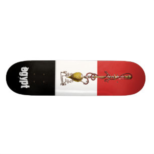 Egypten national flagga hookah skateboard bräda 20,5 cm