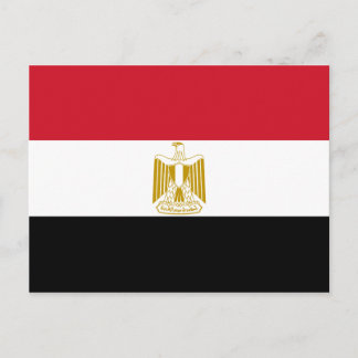 Egypten National World Flagga Vykort