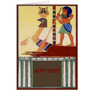 Egypten, Nile Boat Hälsningskort