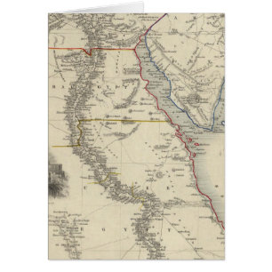 Egypten och Arabien Petraea Hälsningskort