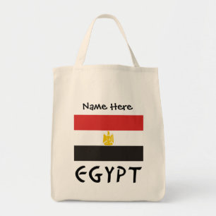 Egypten och egyptisk Flagga Personlig Tygkasse