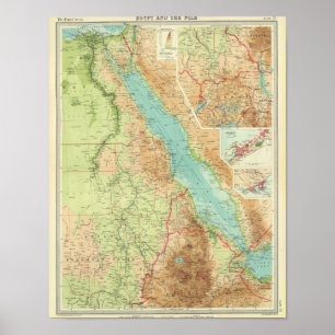 Egypten och Nilen Poster