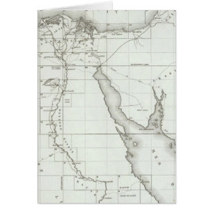 Egypten och Palestina Hälsningskort