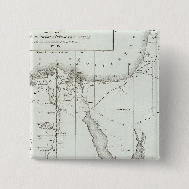 Egypten och Palestina Knapp (Framsida)