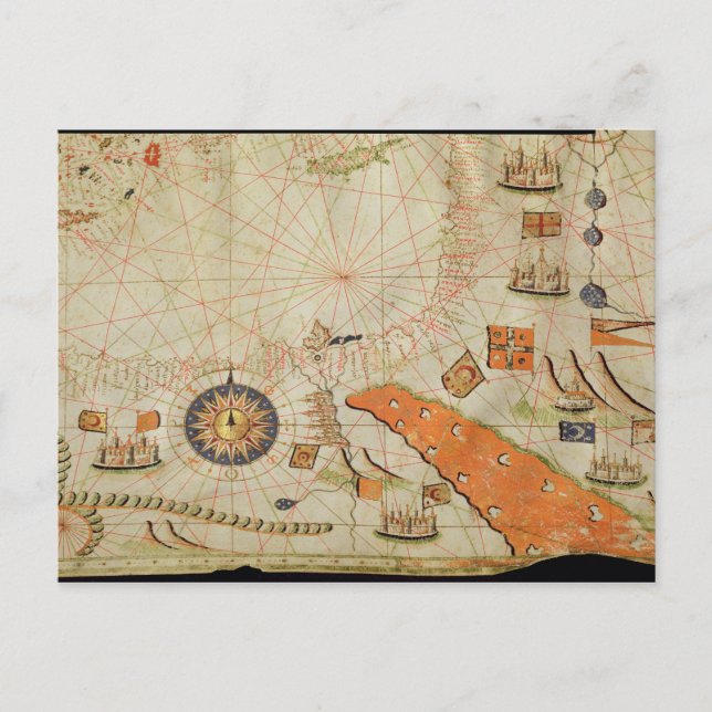 Egypten och Röda havet Vykort (Framsida)