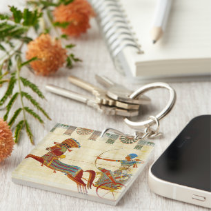 Egypten Pharaoh Ramesses II Horses papyrus