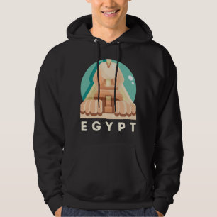 Egypten Pharaoh Sphinx-skjorta Hoodie