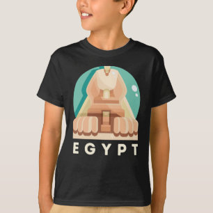 Egypten Pharaoh Sphinx-skjorta T Shirt
