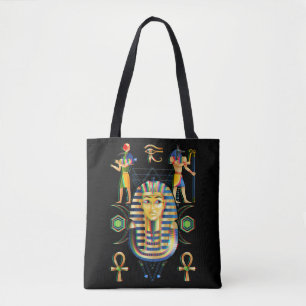 Egypten Pharaoh Tutankhamun Kung Tut Horus Öga An Tygkasse