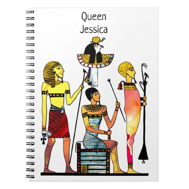 Egypten Pharaohs Lavish Ormamentation Anteckningsbok (Framsidan)