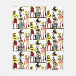 Egypten Pharaohs Lavish Ormamentation Fleecefilt