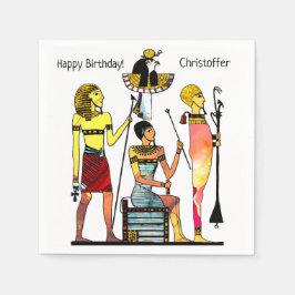 Egypten Pharaohs Lavish Ormamentation Pappersservett