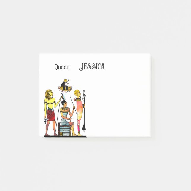 Egypten Pharaohs Lavish Ormamentation Post-it Block (Framsida)