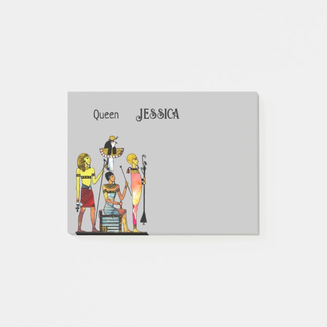 Egypten Pharaohs Lavish Ormamentation Post-it Block (Framsida)