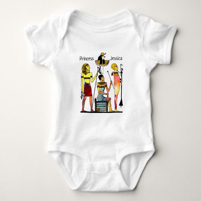 Egypten Pharaohs Lavish Ormamentation T Shirt (Framsida)