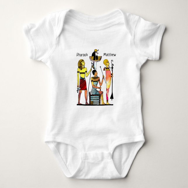Egypten Pharaohs Lavish Ormamentation T Shirt (Framsida)