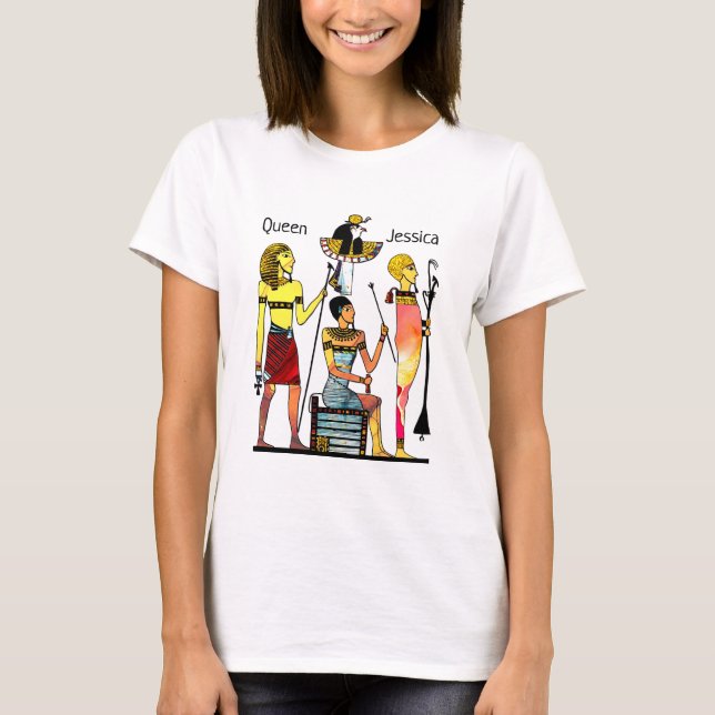 Egypten Pharaohs Lavish Ormamentation T Shirt (Framsida)