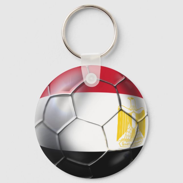 Egypten Pharoahs Soccer fläkt Nyckelring (Framsida)