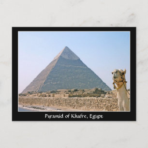 Egypten: Pyramid av Khafre, Egypten Vykort