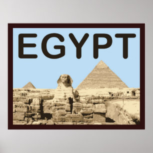 Egypten Pyramid av Khafre Poster