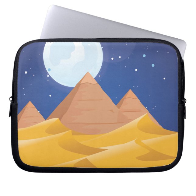 Egypten Pyramider Laptop Fodral (Framsidan)