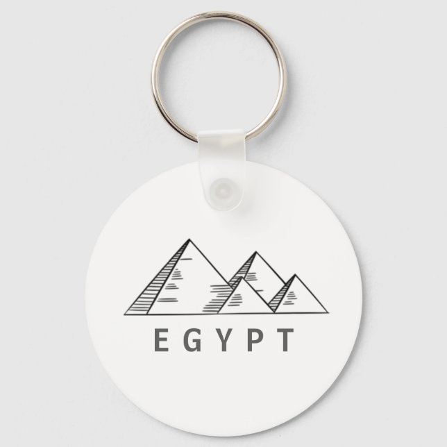 Egypten Pyramiderna i Giza Nyckelring (Framsida)