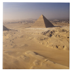 Egypten, pyramiderna vid Giza, Khafre, Khufu, Menk Kakelplatta