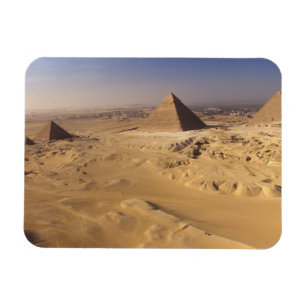 Egypten, pyramiderna vid Giza, Khafre, Khufu, Menk Magnet