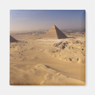 Egypten, pyramiderna vid Giza, Khafre, Khufu, Menk Magnet
