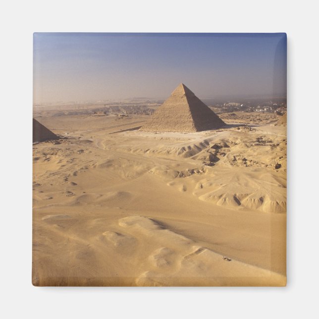 Egypten, pyramiderna vid Giza, Khafre, Khufu, Menk Magnet (Framsidan)