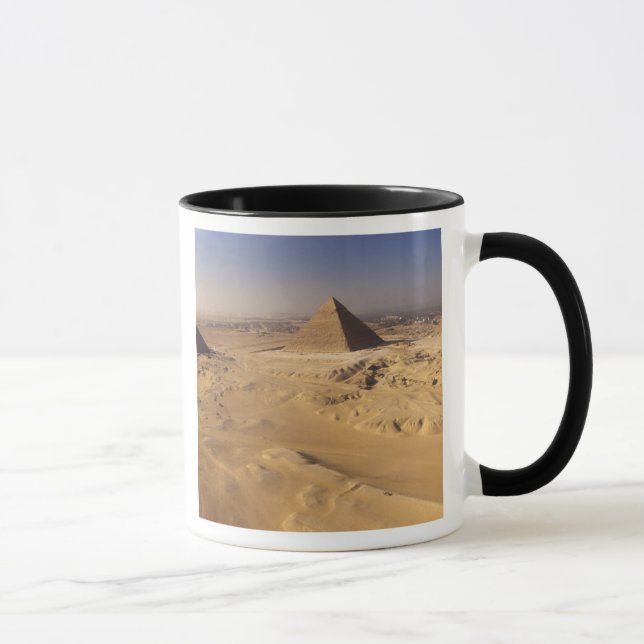 Egypten, pyramiderna vid Giza, Khafre, Khufu, Menk Mugg (Höger)