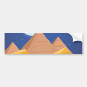 Egypten Pyramids Bildekal