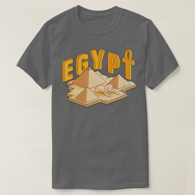 Egypten Pyramids T Shirt (Design framsida)