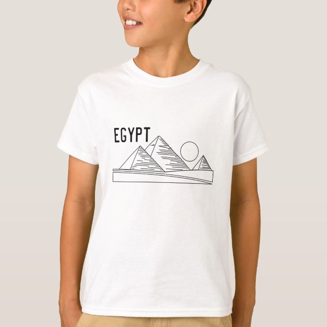 Egypten Pyramids Tröja (Framsida)